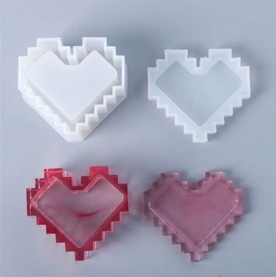 Geometrical Heart Storage Box Mould