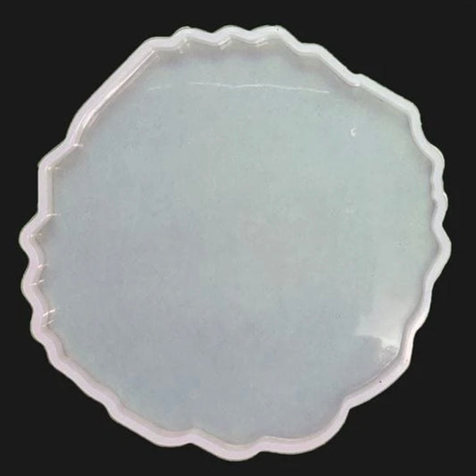 6” Round Agate & Photo Frame Coaster Mold