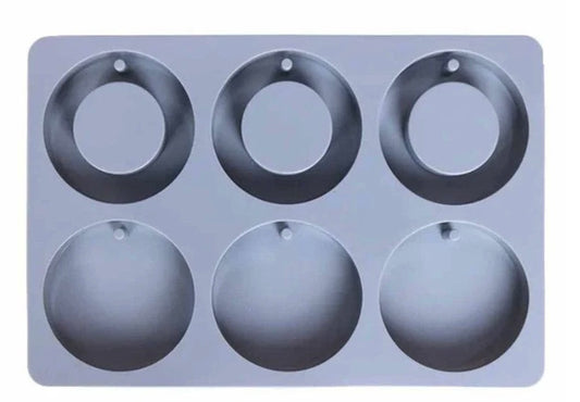 Round Silicon Soap & Aromatiser Mould