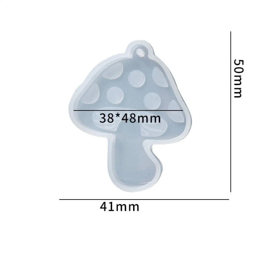 Mushroom Shaped Keychain & Pendant Mould