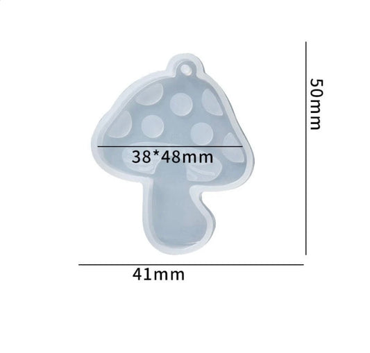 Mushroom Shaped Keychain & Pendant Mould