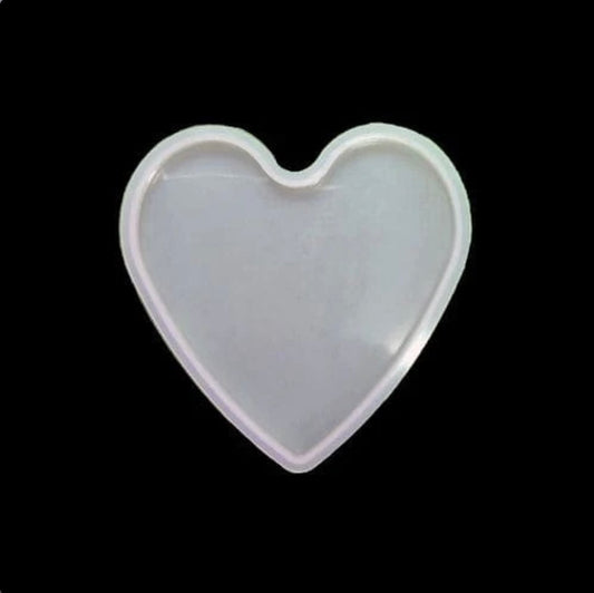 4.5” Heart Coaster Mould