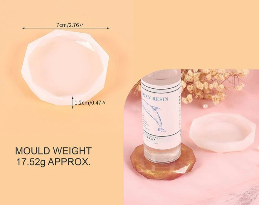 3” Octagon Coaster Mould