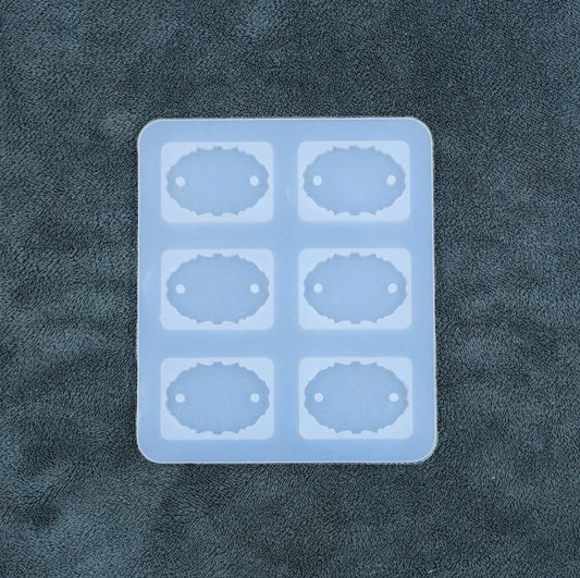 6 Cavity Oval Agate Rakhi & Bracelet Mould