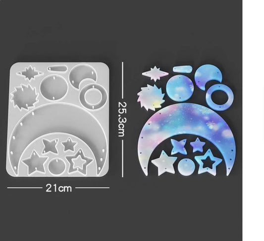 12 Cavity Wild Chimes Keychain & Pendant Mould