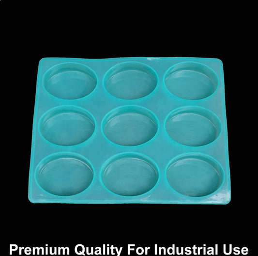 9 Cavity Oval 115gms Silicon Soap Mould