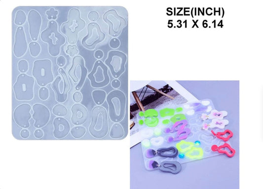 Earring Keychain & Pendant Mould