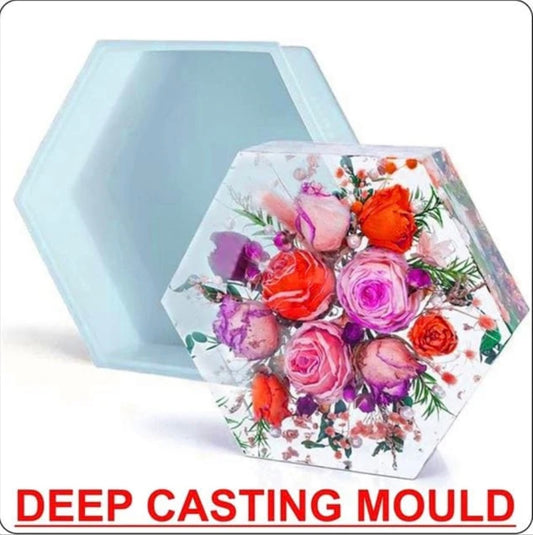 8” 50 Mm Deep Casting Hezagon Mould