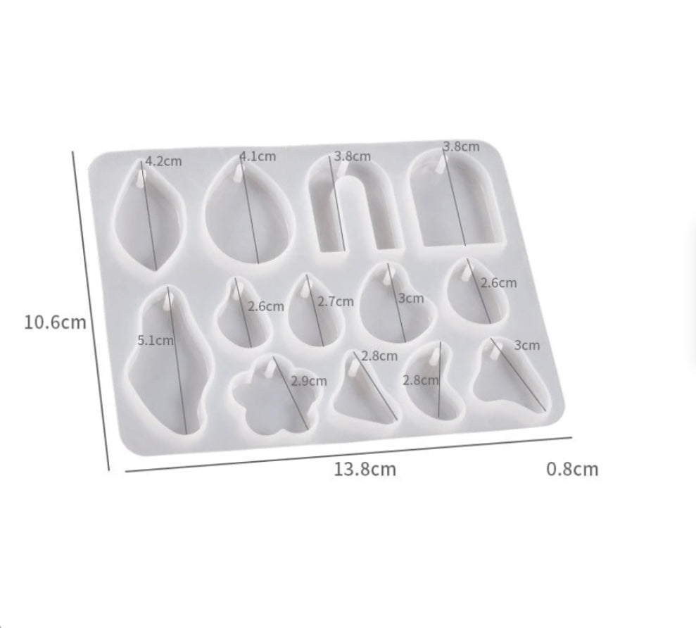 13 Cavity Jwellery & Pendant Mould