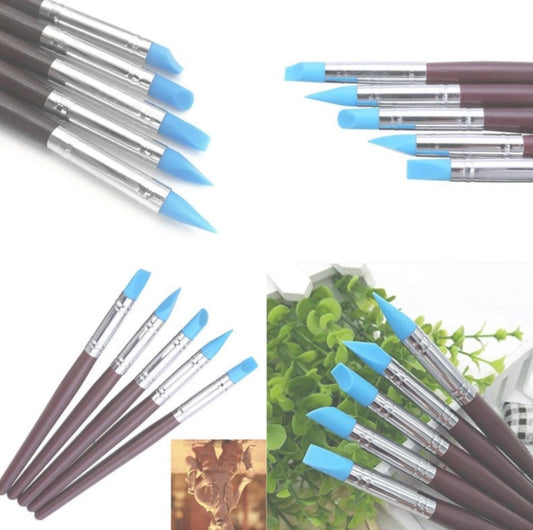 5 in 1 Silicon Brush set