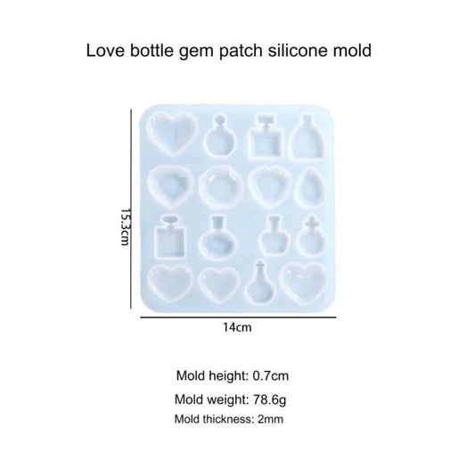 16 Cavity Recasting & Jwellery & Pendant Mould