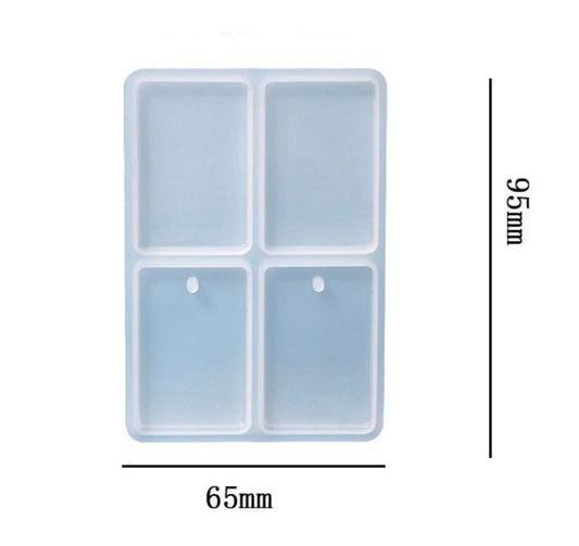 4 Cavity Rectangle Rakhi, Lumba ,Jwellery & Clip Mould