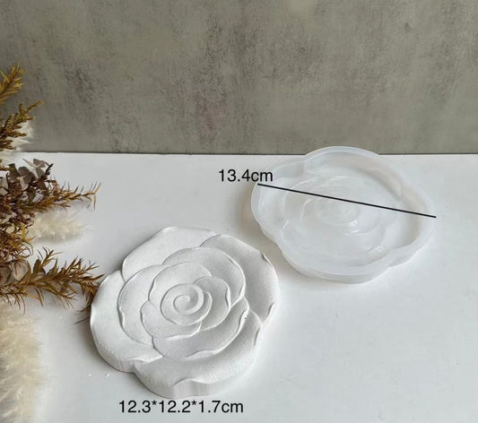 Rose Flower Coaster Mould