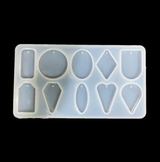 10 Cavity Pendant Jwellery Mould