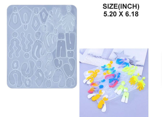 Earring Keychain & Pendant Mould