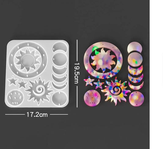 12 Cavity Wildchimes Keychain & Pendant Mould