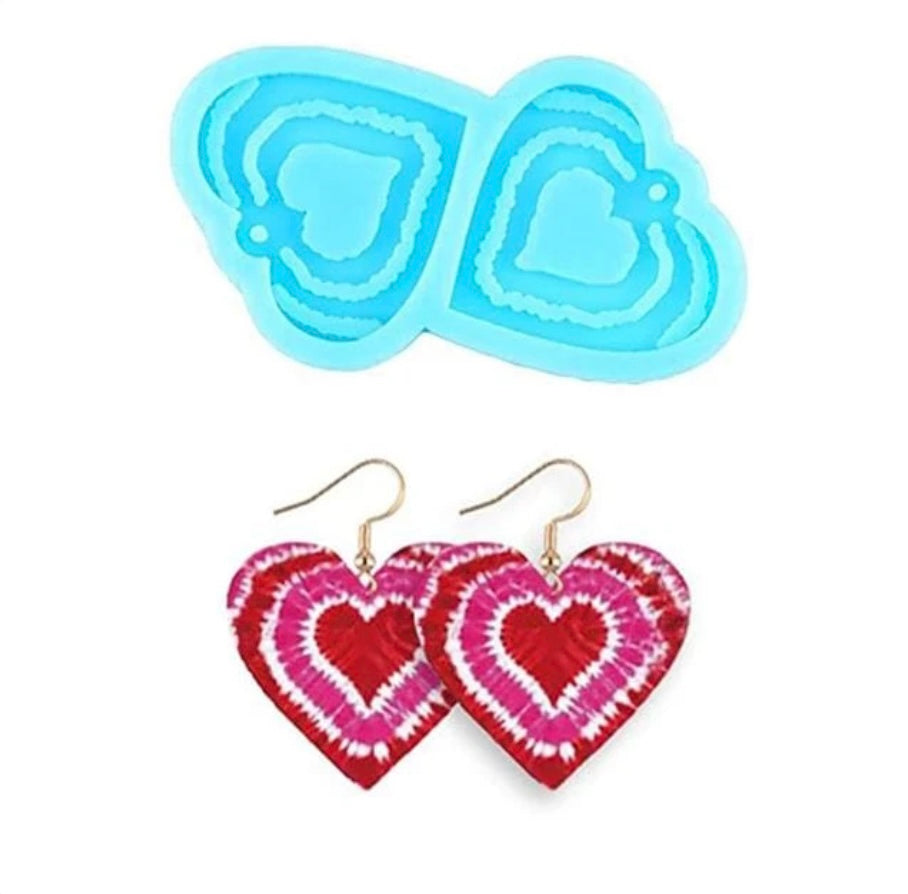 Heart Design Earring Mould