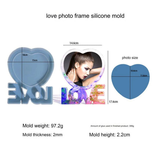 Love Photo Frame Mould