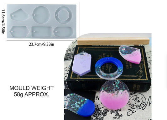 6 Cavity Keychain & Pendant Mould