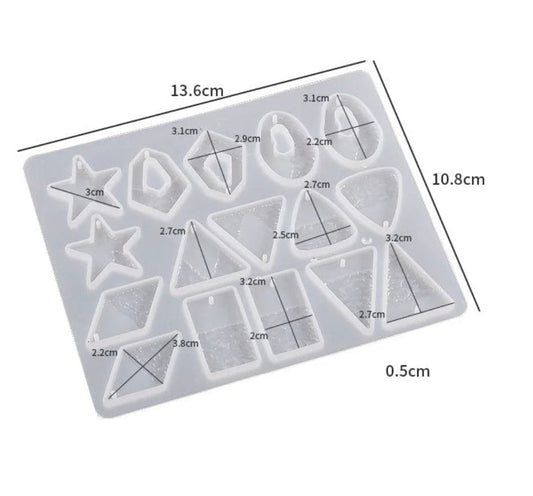 16 Cavity Keychain & Pendant Mould