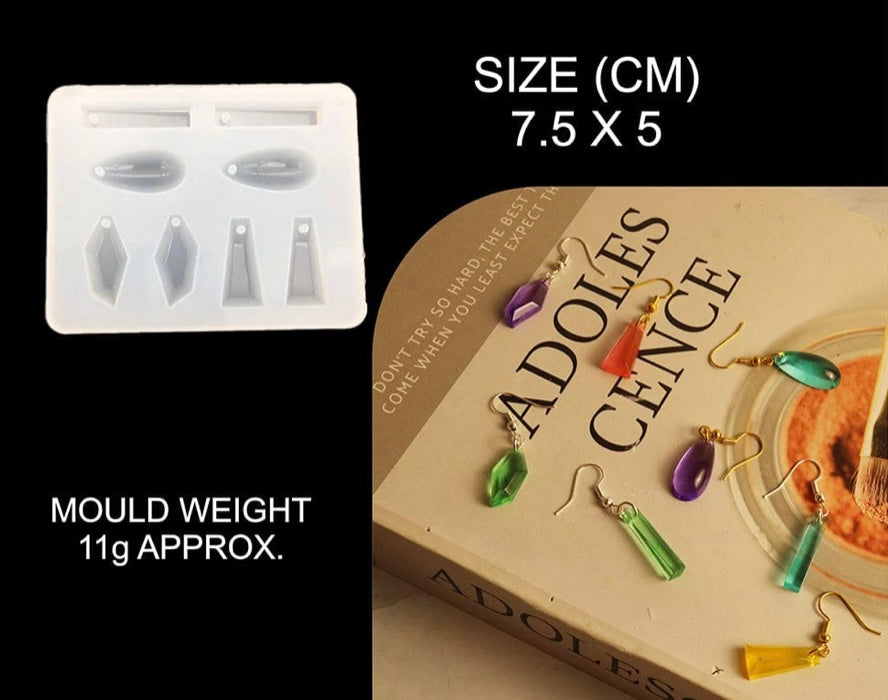 8 Cavity Jwellery Earring Mould