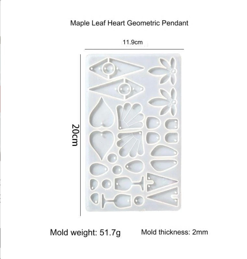 30 Cavity Jwellery & Keychain Mould