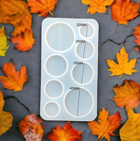 8 Cavity Round Rakhi,Bracelet & Pendant Mould