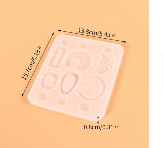 12 Cavity Jwellery Pendant Mould