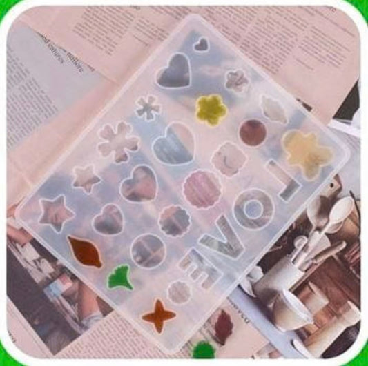 26 Cavity ( Love In Wording) Keychain & Pendant Mould