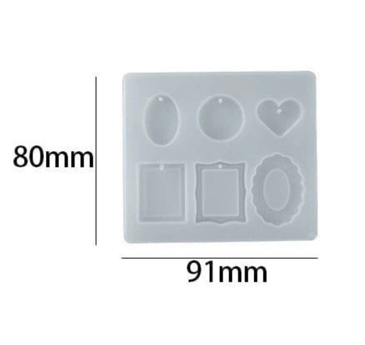 6 Cavity Jwellery & Keychain Mould