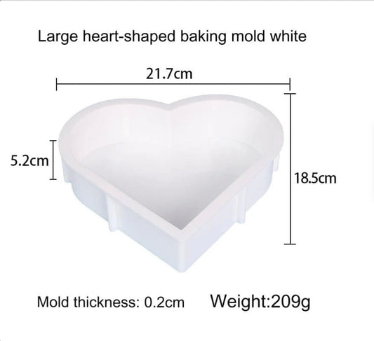 8.5” x 7.5” Heart 50 Mm Deep Casting Mould