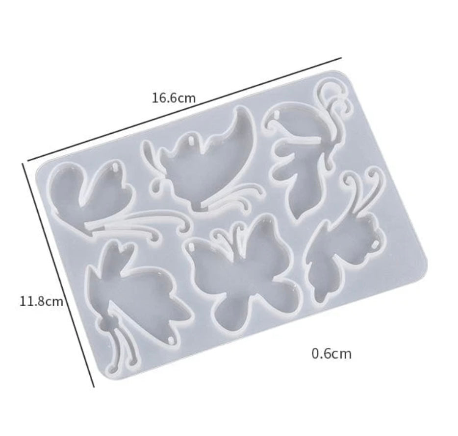 6 Cavity Keychain & Pendant Mould