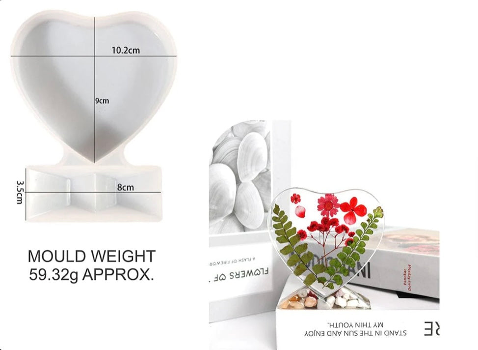 Small Heart Photo Frame Mould