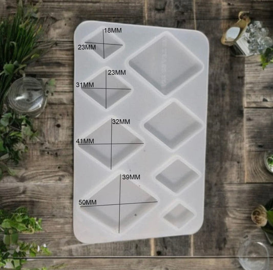 8 Cavity Diamond Rakhi,Bracelet & Pendant Mould