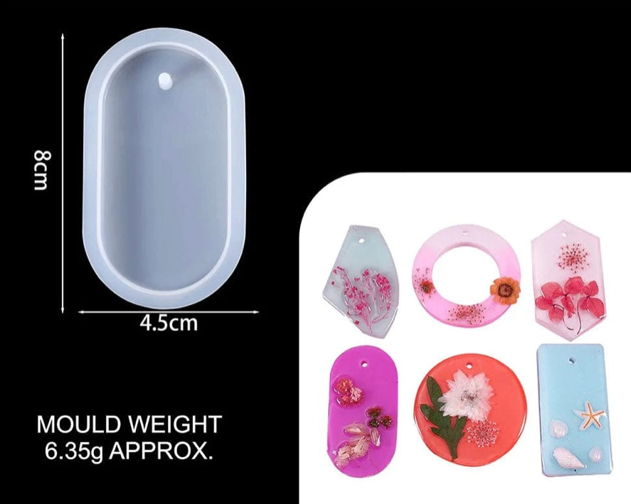Oval Pendant & Keychain Mould