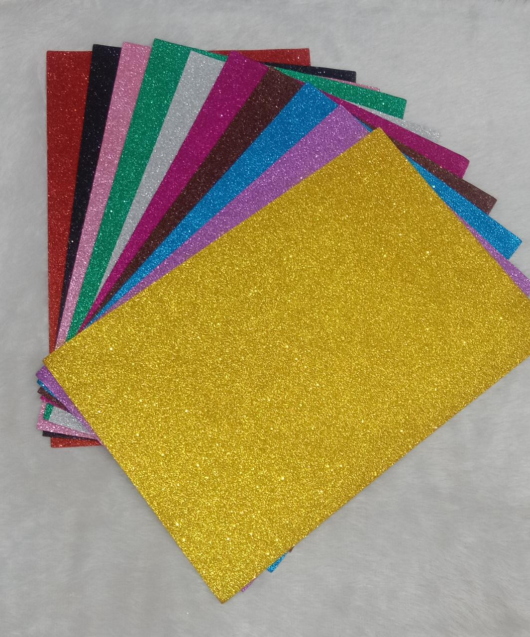 Multi colour Glitter Sheets