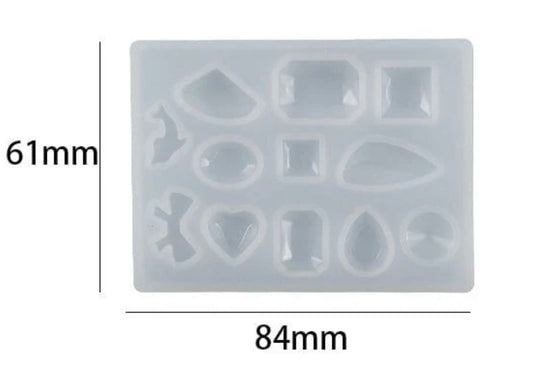 12 Cavity New Gem Stone Jwellery Mould