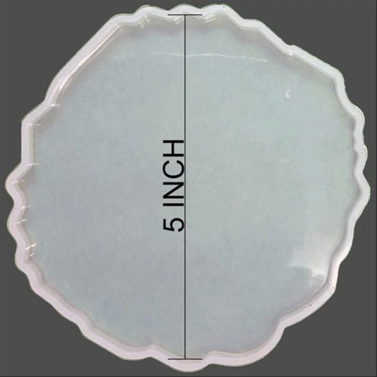 5” Round Agate Coaster Mold