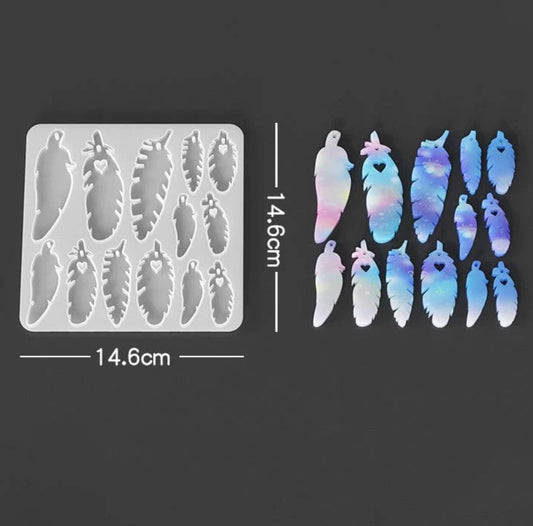 13 Cavity Dream Catcher Jwellery & Keychain Mould