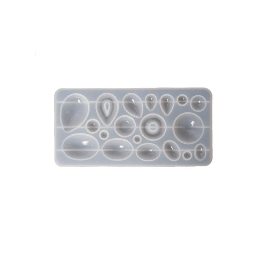 19 Cavity Drop & Oval Gemstone Mould