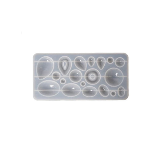19 Cavity Drop & Oval Gemstone Mould