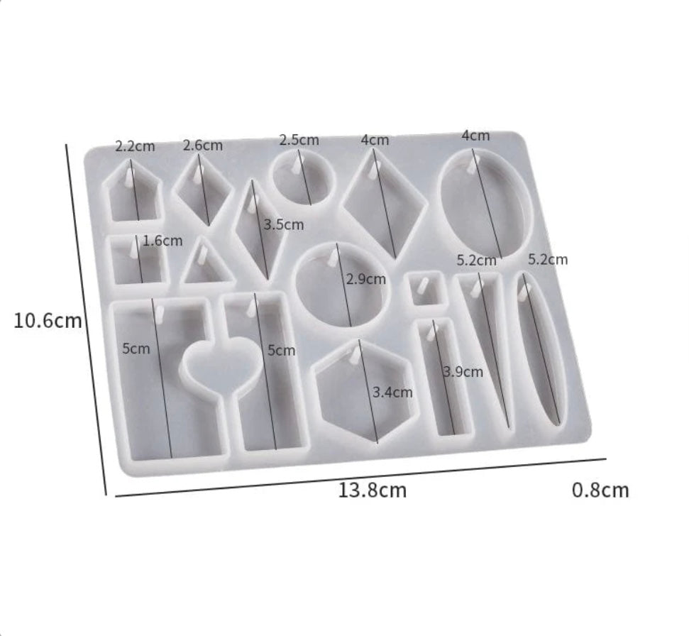 16 Cavity Jwellery & Keychain Mould