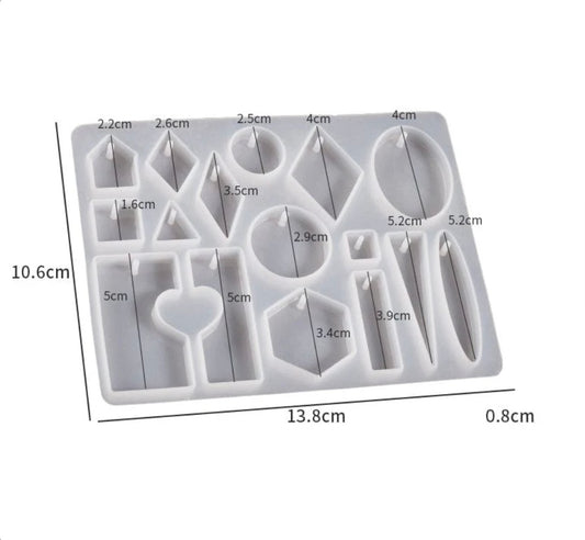 16 Cavity Jwellery & Keychain Mould