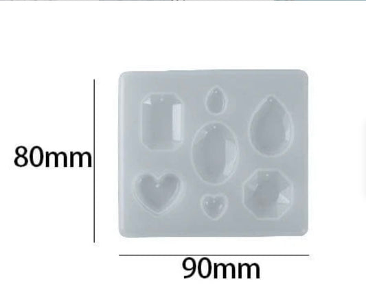 7 Cavity Jwellery & Keychain Mould