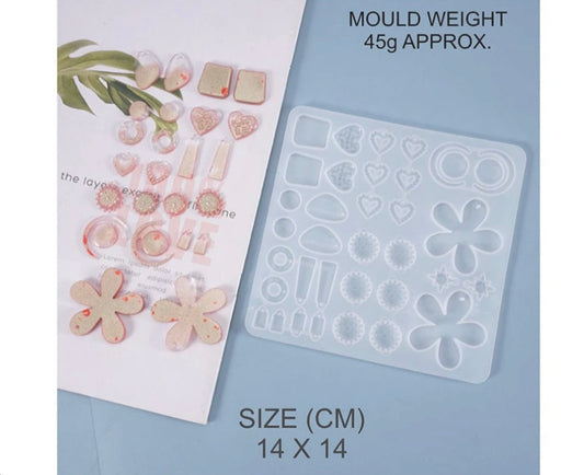 34 Cavity Keychain & Pendant Mould