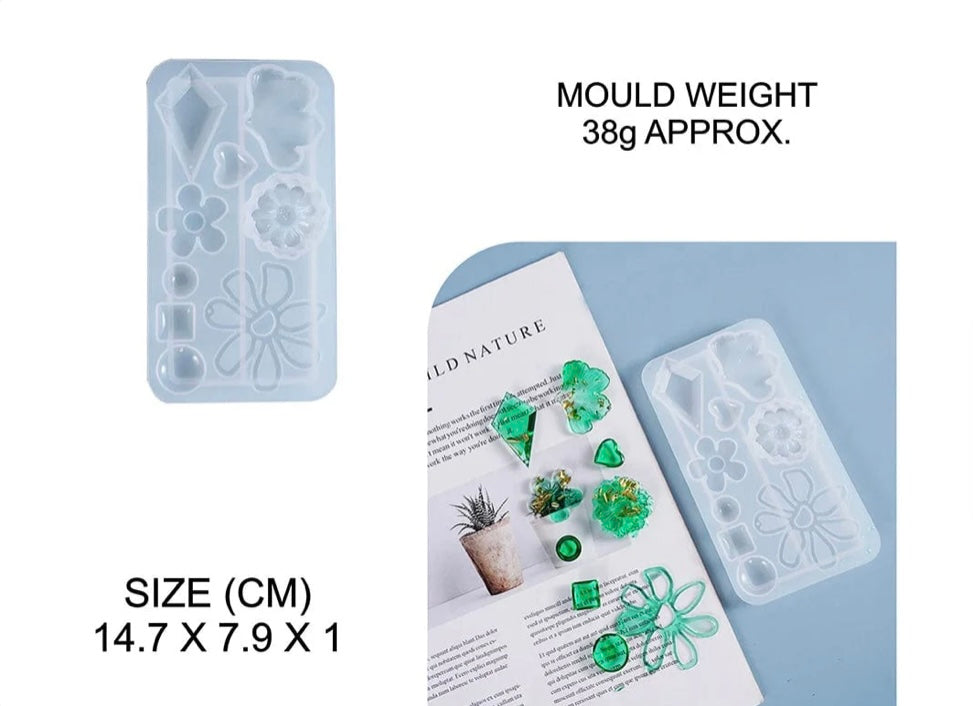 9 Cavity Pendant & Jwellery Mould