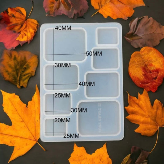 8 Cavity Rectangle Rakhi,Bracelet & Pendant Mould