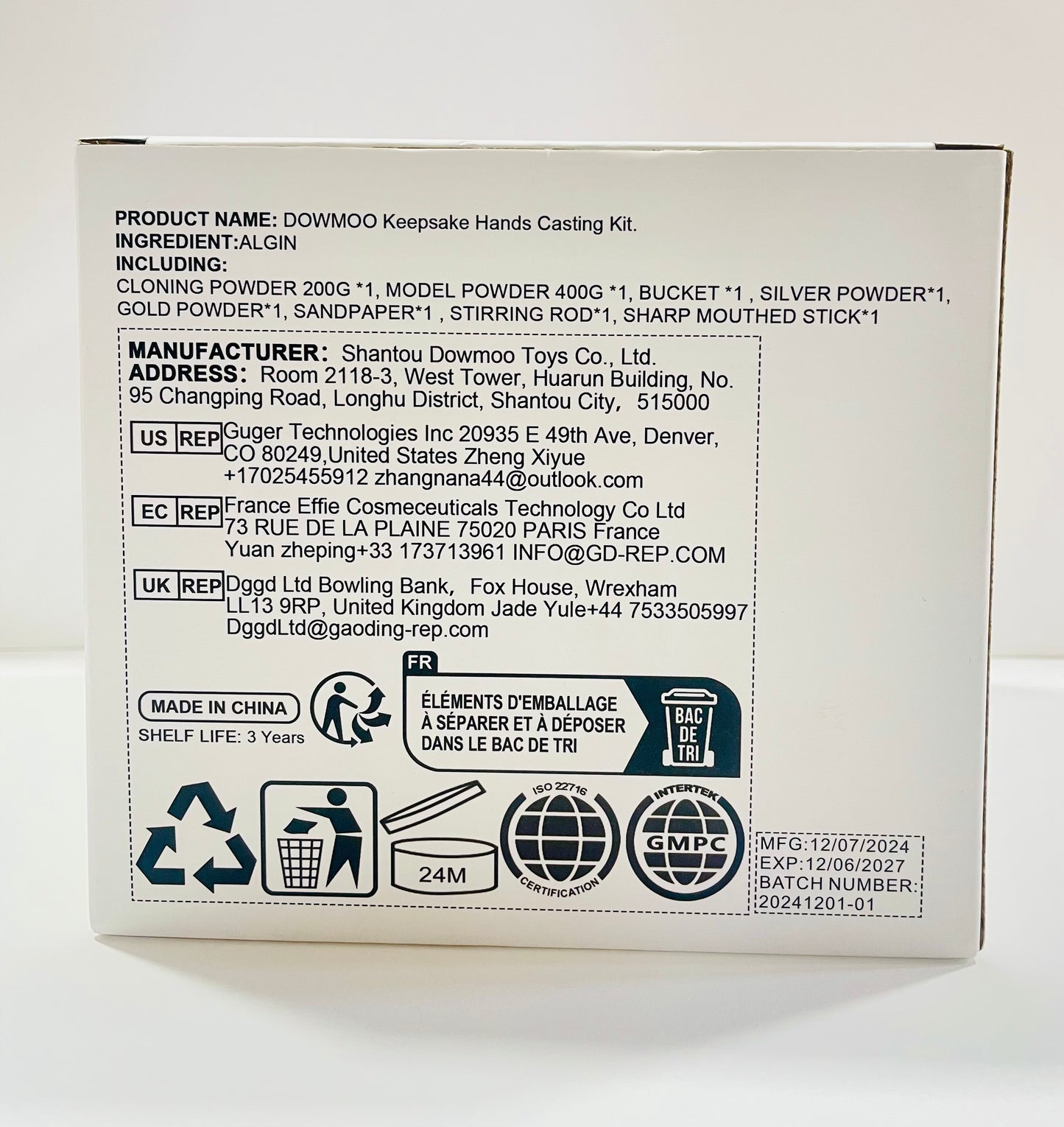 Dowmoo 3D Modelling and Casting Kit