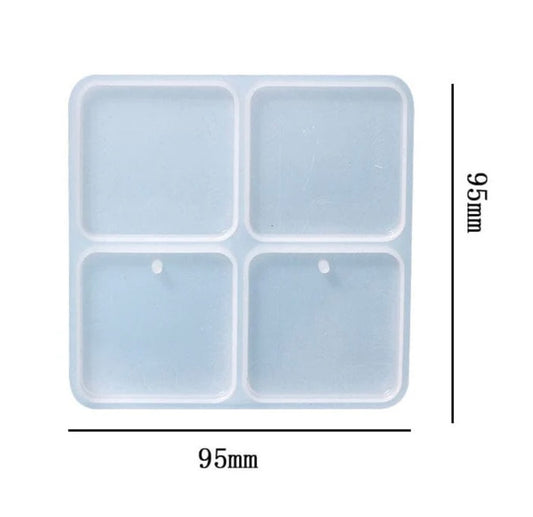 4 Cavity Square Rakhi,Lumba Jwellery & Clip Mould