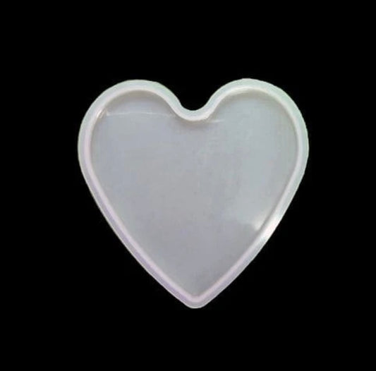 4.5” Heart Coaster Mould